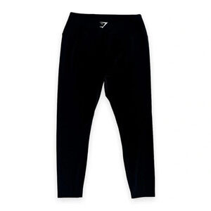 BLACK Gymshark Cropped Leggings